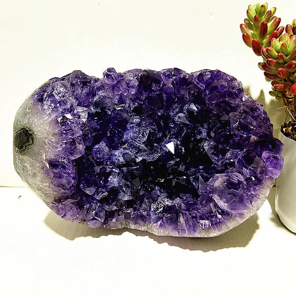 Purple Amethyst Geode Quartz-ToShay.org