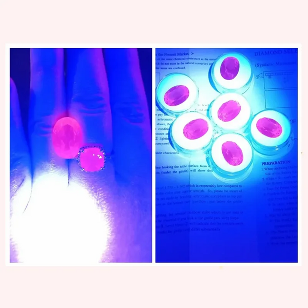 Pink Ruby Faceted Gems-ToShay.org