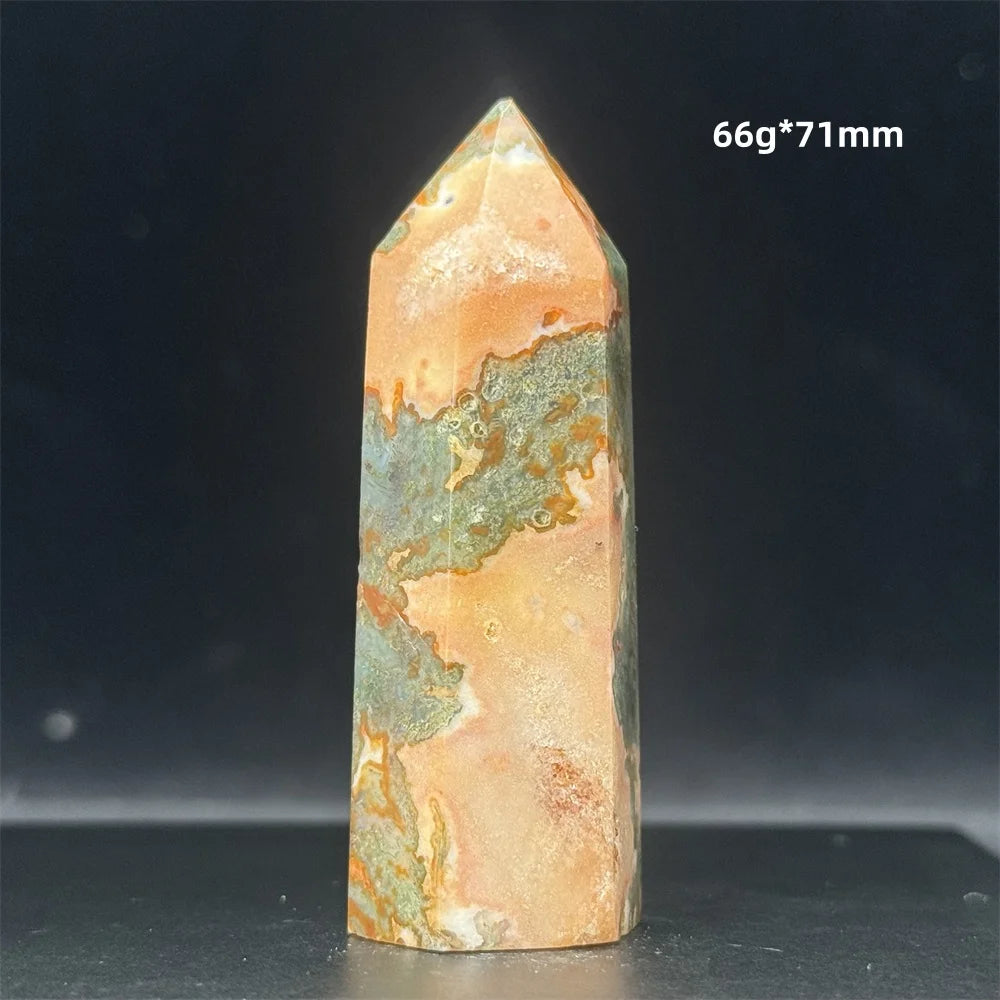 Red Moss Agate Point-ToShay.org
