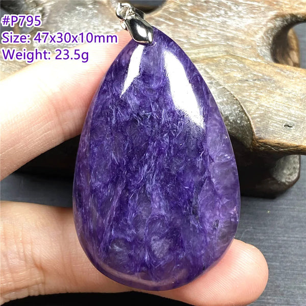 Purple Charoite Pendant-ToShay.org