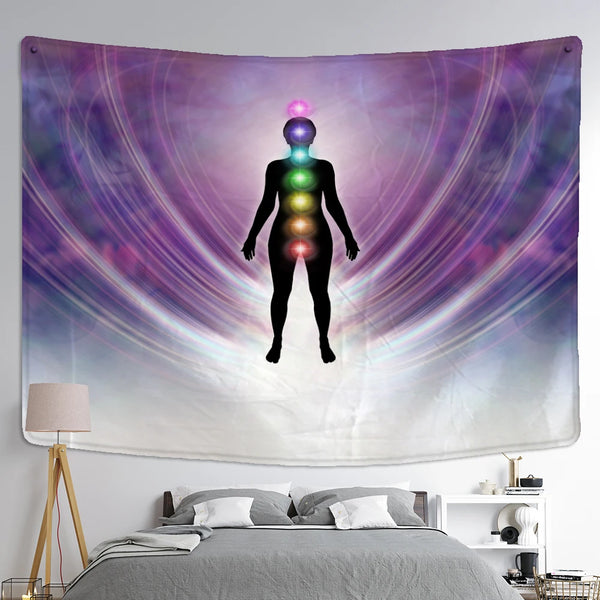 Chakra Meditation Tapestry-ToShay.org