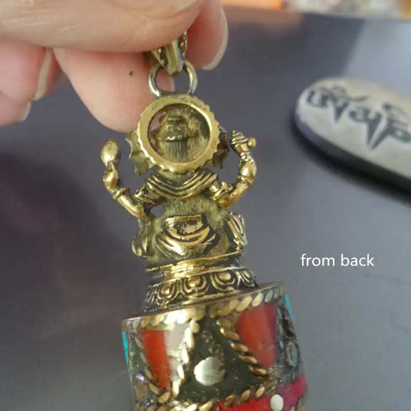 Brass Ganesh Amulet-ToShay.org