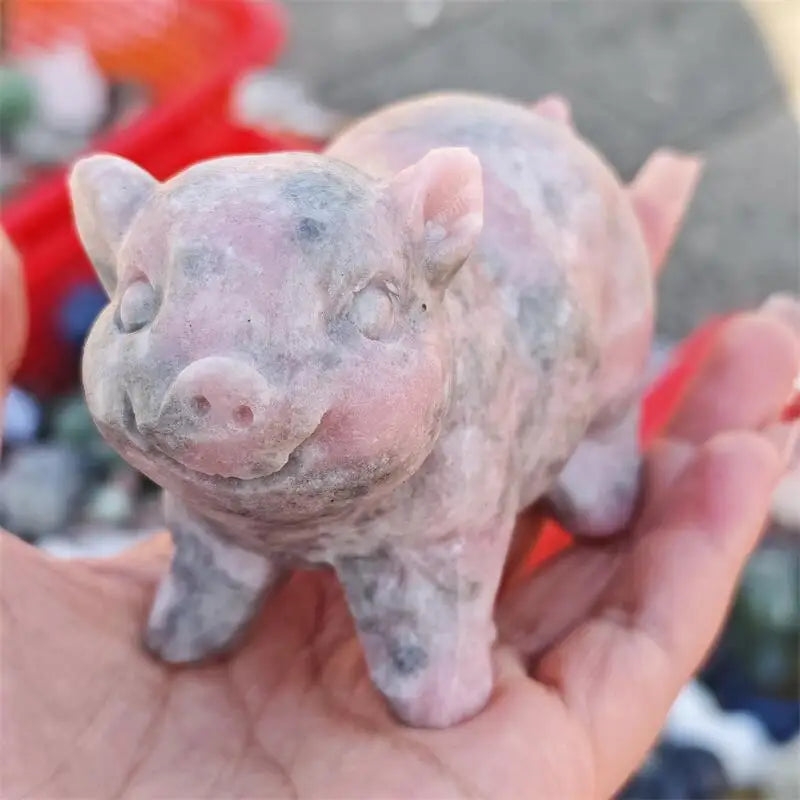 Pink Quartz Pig-ToShay.org