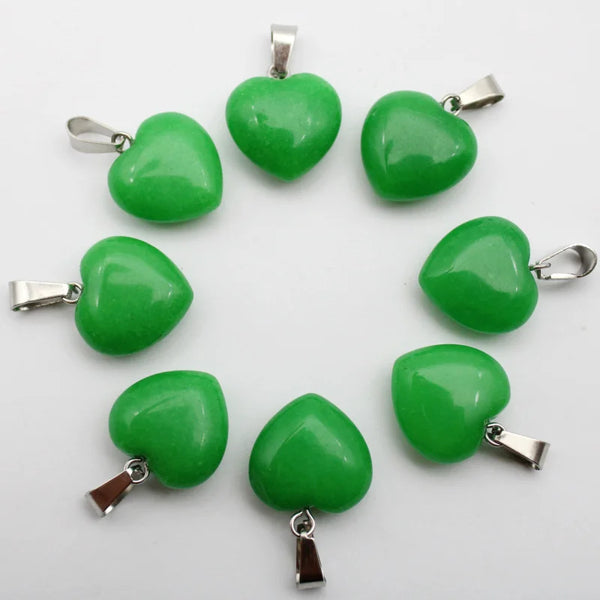 Mixed Quartz Crystal Heart-ToShay.org