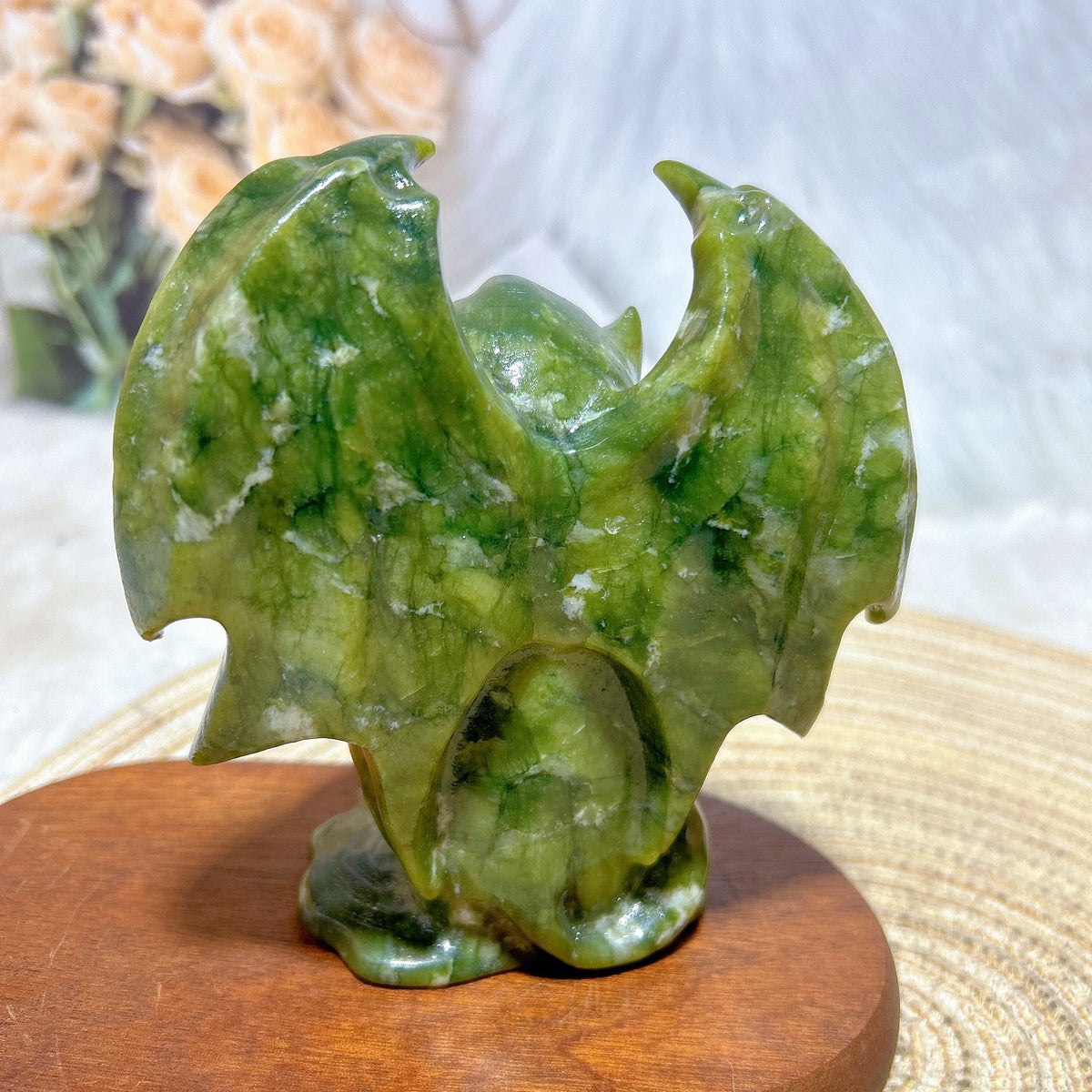 Green Jasper Gargoyle-ToShay.org