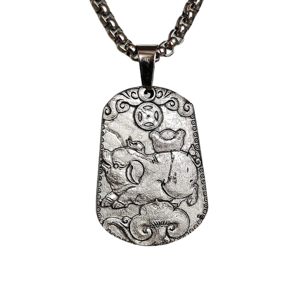 Iron Meteorite Pig Pendant-ToShay.org