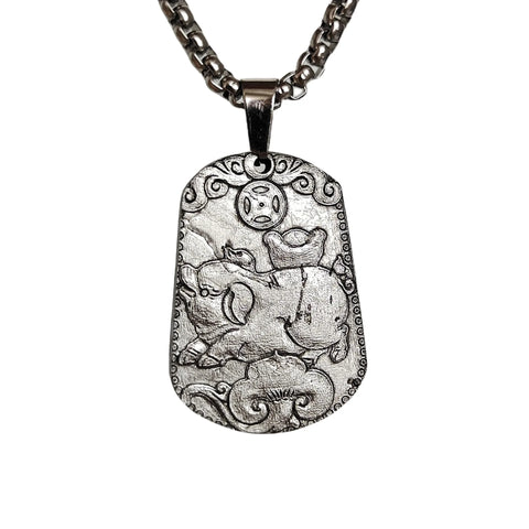 Iron Meteorite Pig Pendant-ToShay.org