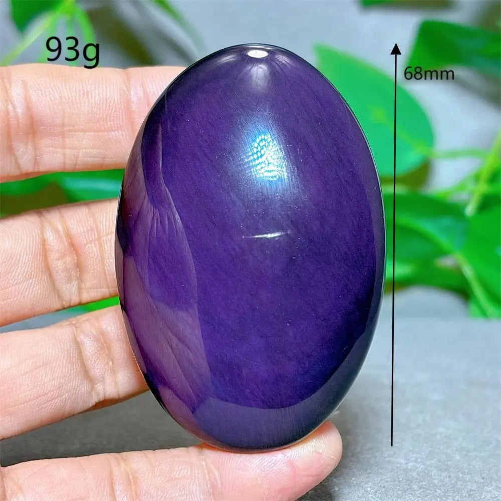 Rainbow Obsidian Palm Stone-ToShay.org