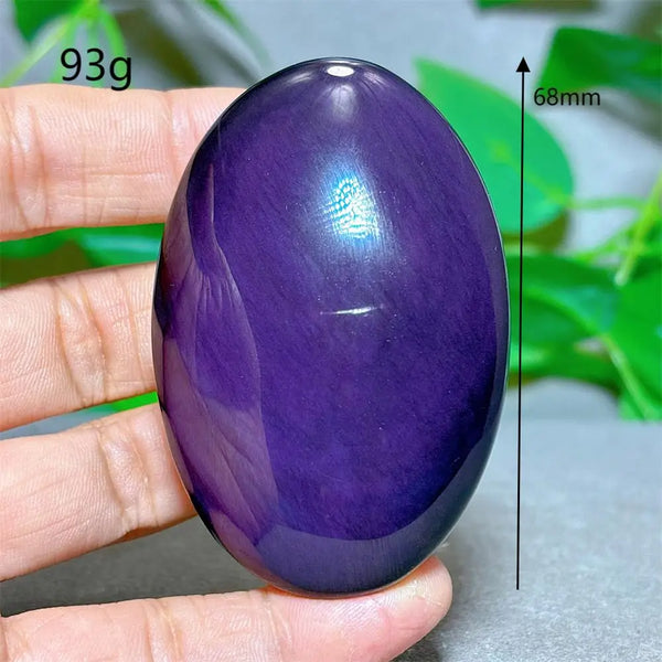 Rainbow Obsidian Palm Stone-ToShay.org