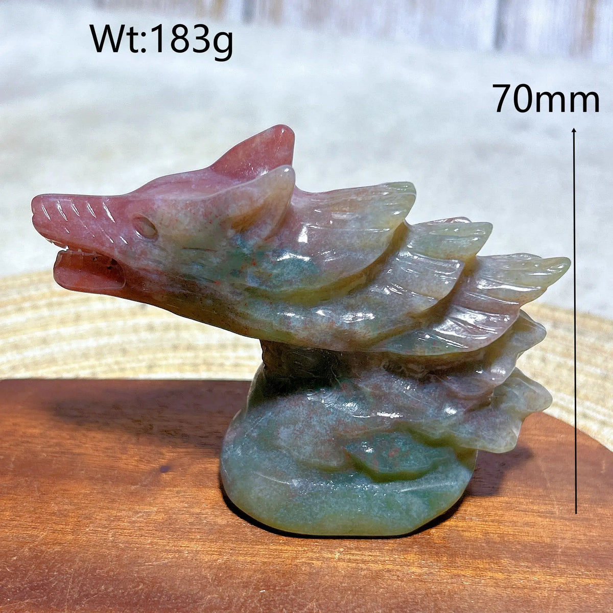 Ocean Jasper Wolf Head-ToShay.org