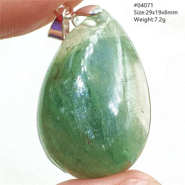 Green Kyanite Pendant-ToShay.org