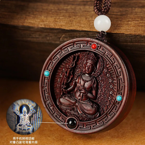 Sandalwood Ksitigarbha Pendant-ToShay.org