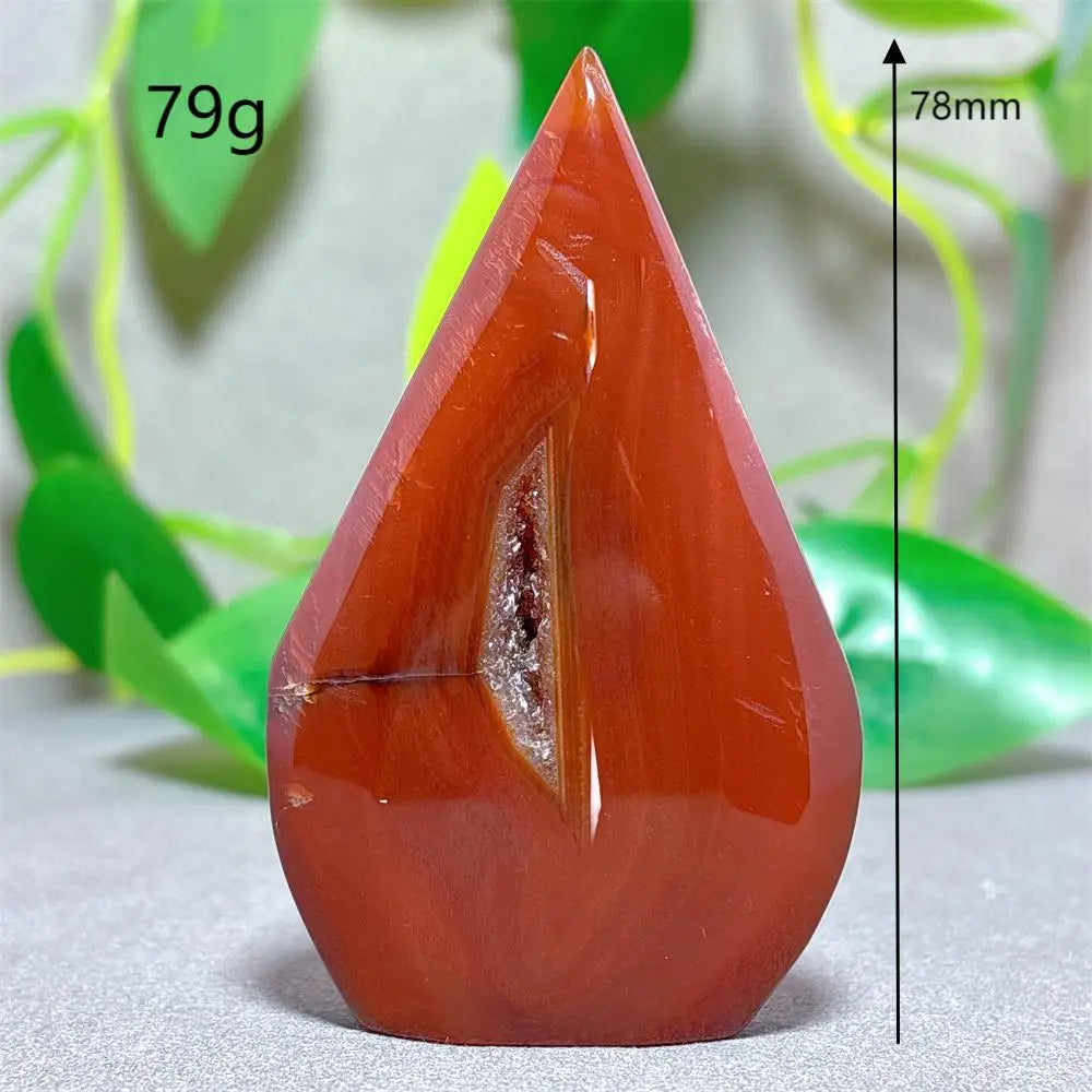 Orange Carnelian Quartz Flame-ToShay.org