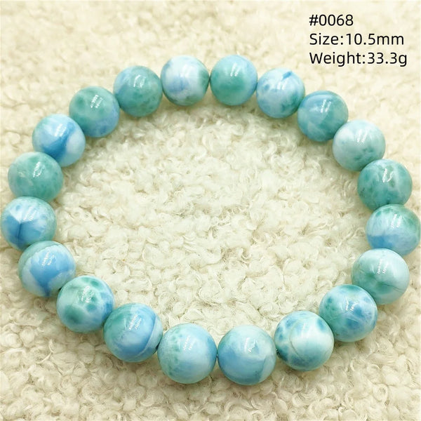 Blue Larimar Bead Bracelet-ToShay.org