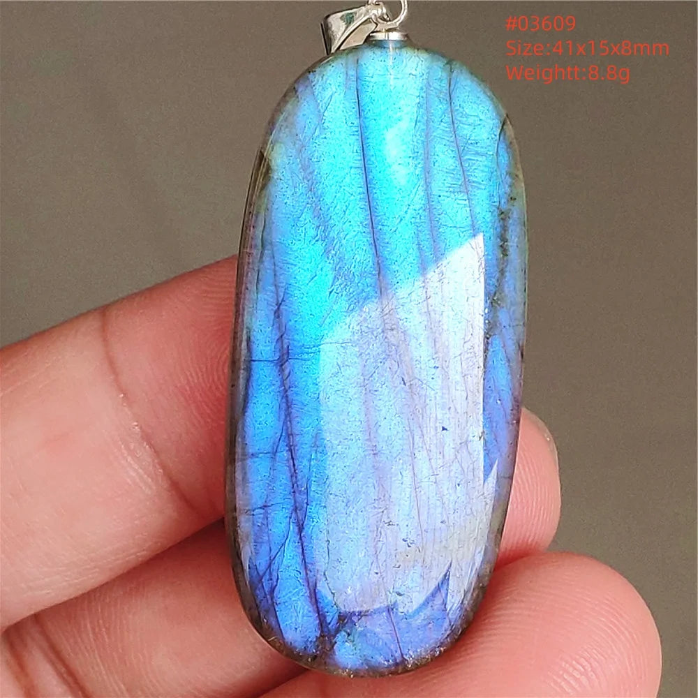 Blue Purple Labradorite Pendant-ToShay.org