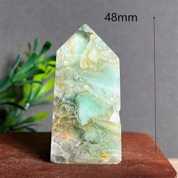 Green Jade Crystal Tower-ToShay.org