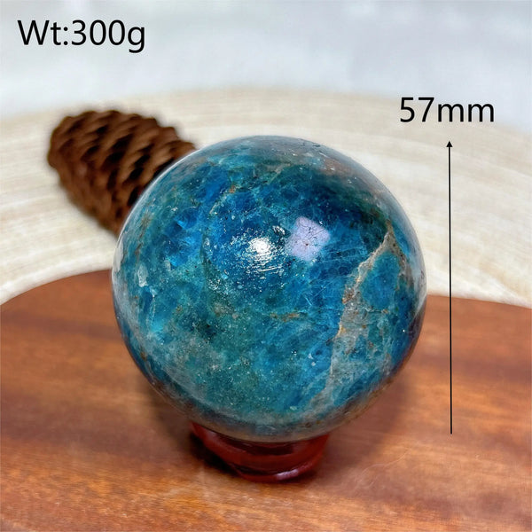 Blue Apatite Ball-ToShay.org
