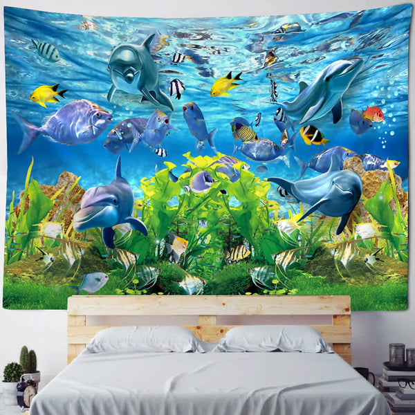 Dolphin Tapestry-ToShay.org
