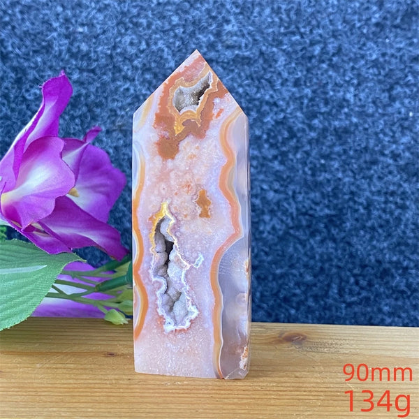 Red Lace Agate Point-ToShay.org