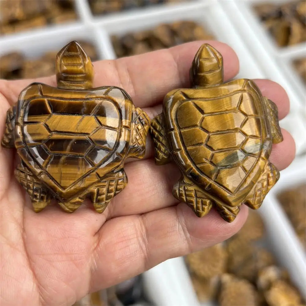 Yellow Tiger Eye Turtle-ToShay.org