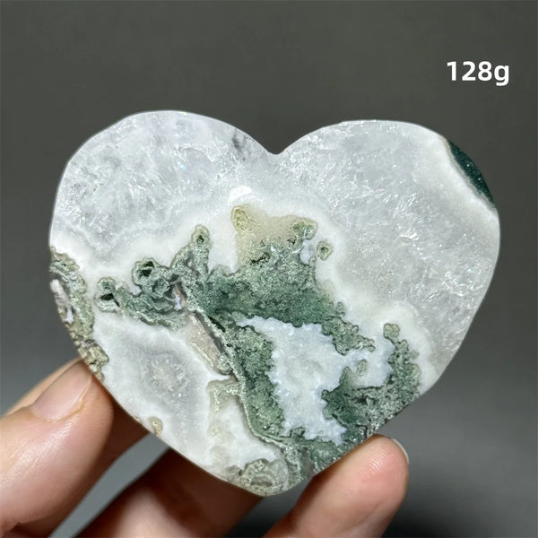 Green Moss Agate Heart-ToShay.org