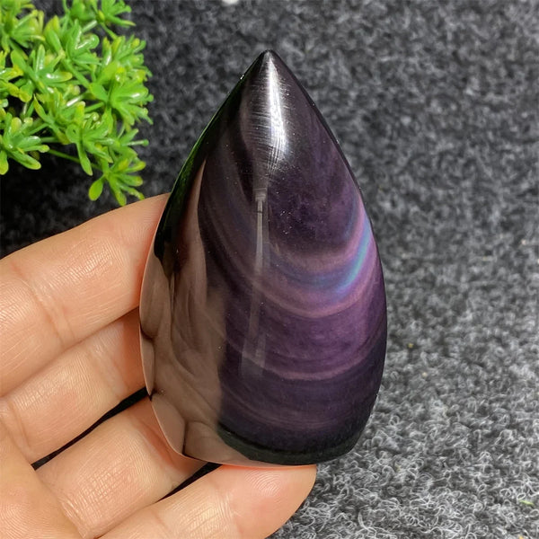 Rainbow Obsidian Torch-ToShay.org