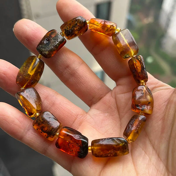 Yellow Amber Bracelet-ToShay.org