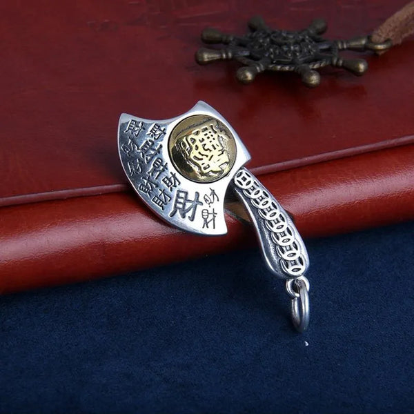 Silver Axe Pendant-ToShay.org