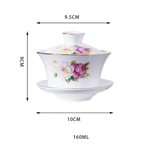 Dehua Gaiwan Porcelain Tea Bowl-ToShay.org