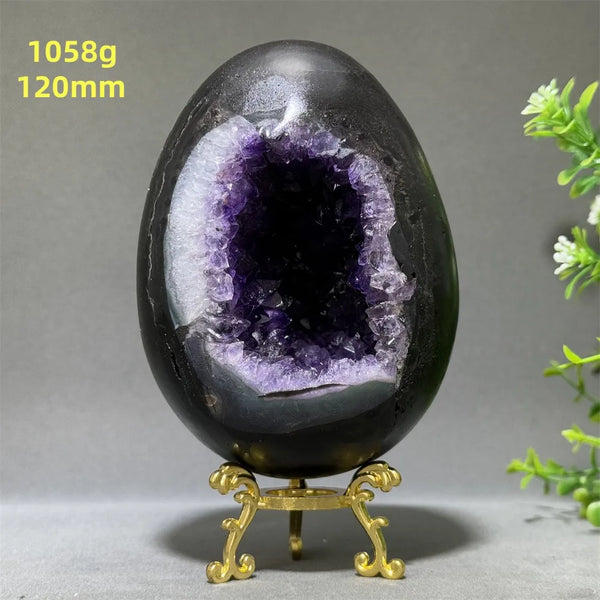 Purple Amethyst Cluster Egg-ToShay.org