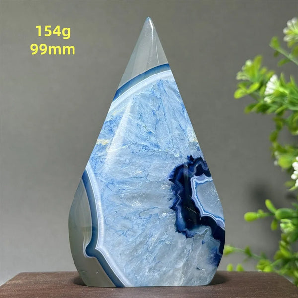 Blue Agate Torch-ToShay.org