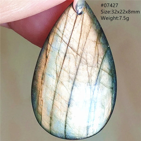 Blue Light Labradorite Pendant-ToShay.org