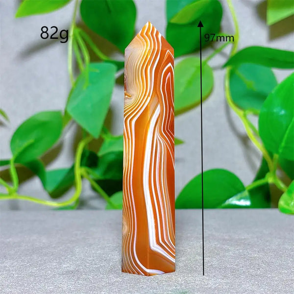 Orange Carnelian Crystal Tower-ToShay.org