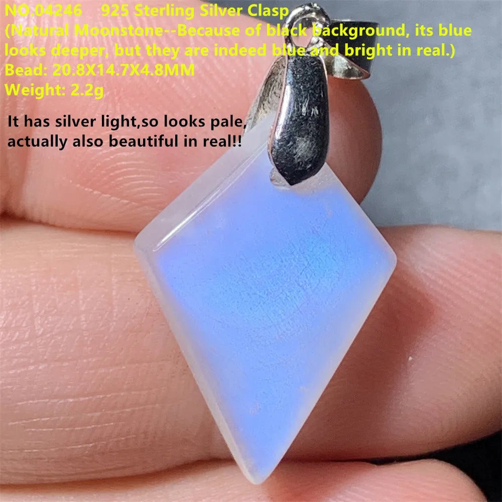 Blue Light Moonstone Pendants-ToShay.org