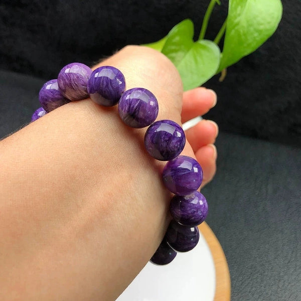 Purple Charoite Bracelet-ToShay.org