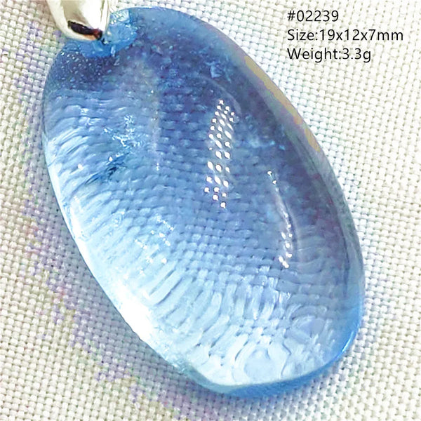 Blue Topaz Crystal Pendant-ToShay.org
