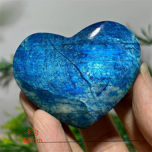 Blue Flash Moonstone Heart-ToShay.org