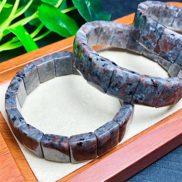 Pink Crystal Yooperlite Bangle-ToShay.org