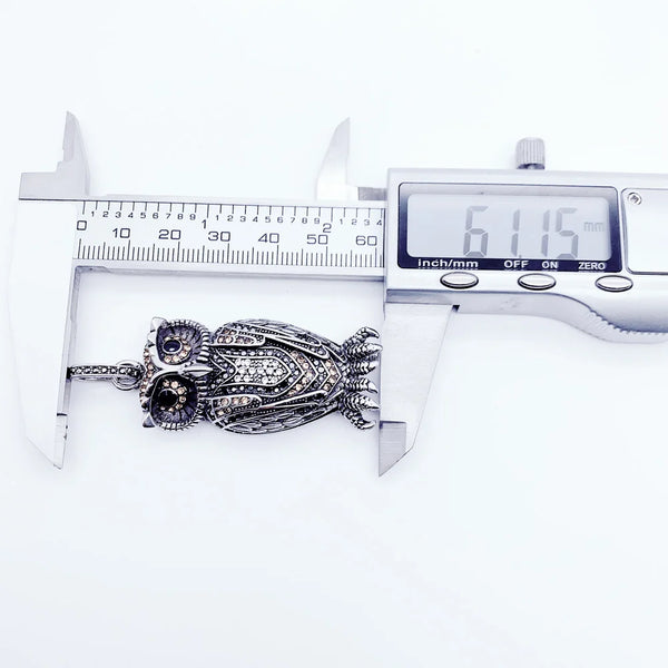 Silver Owl Pendant-ToShay.org