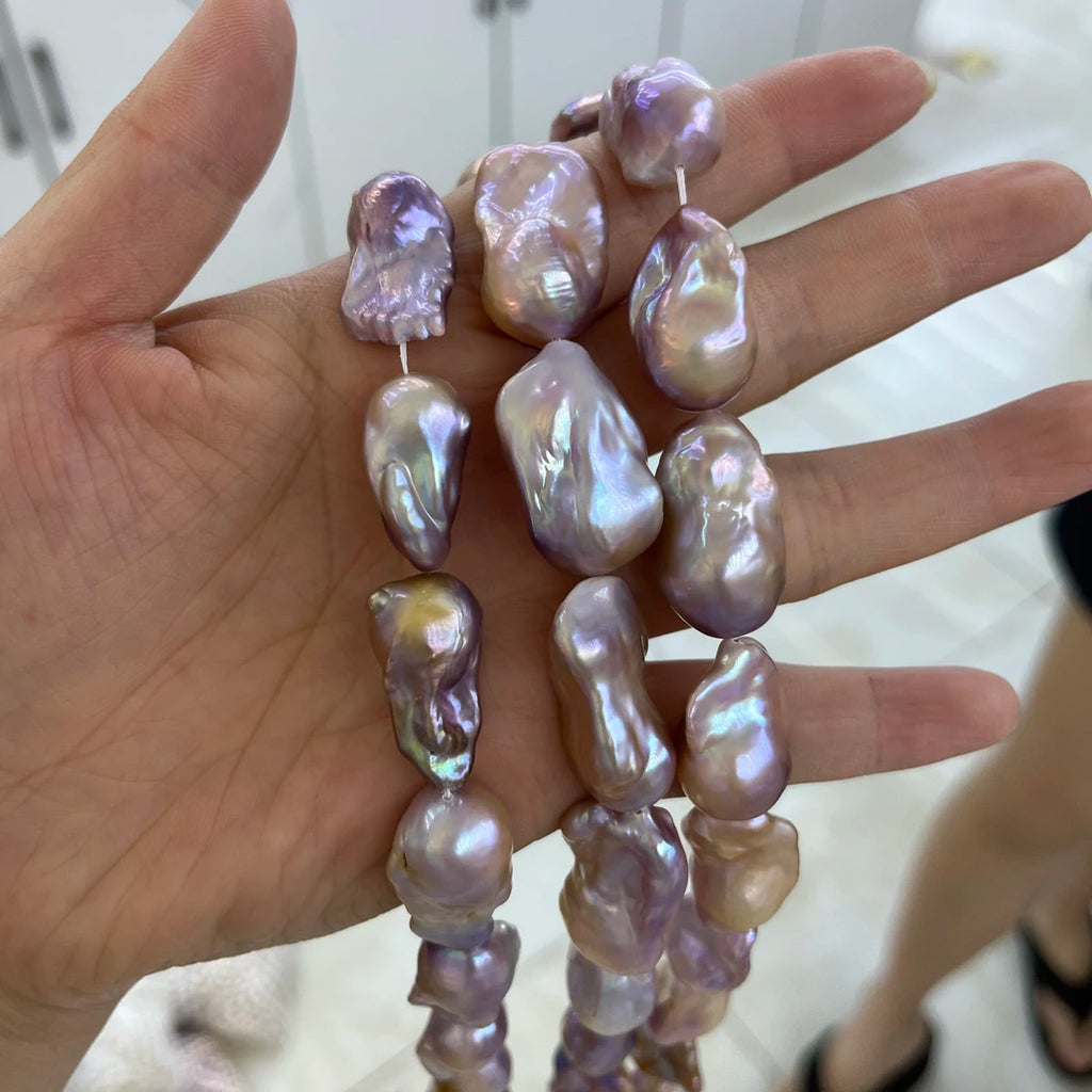 Purple Pearl Tail Beads-ToShay.org