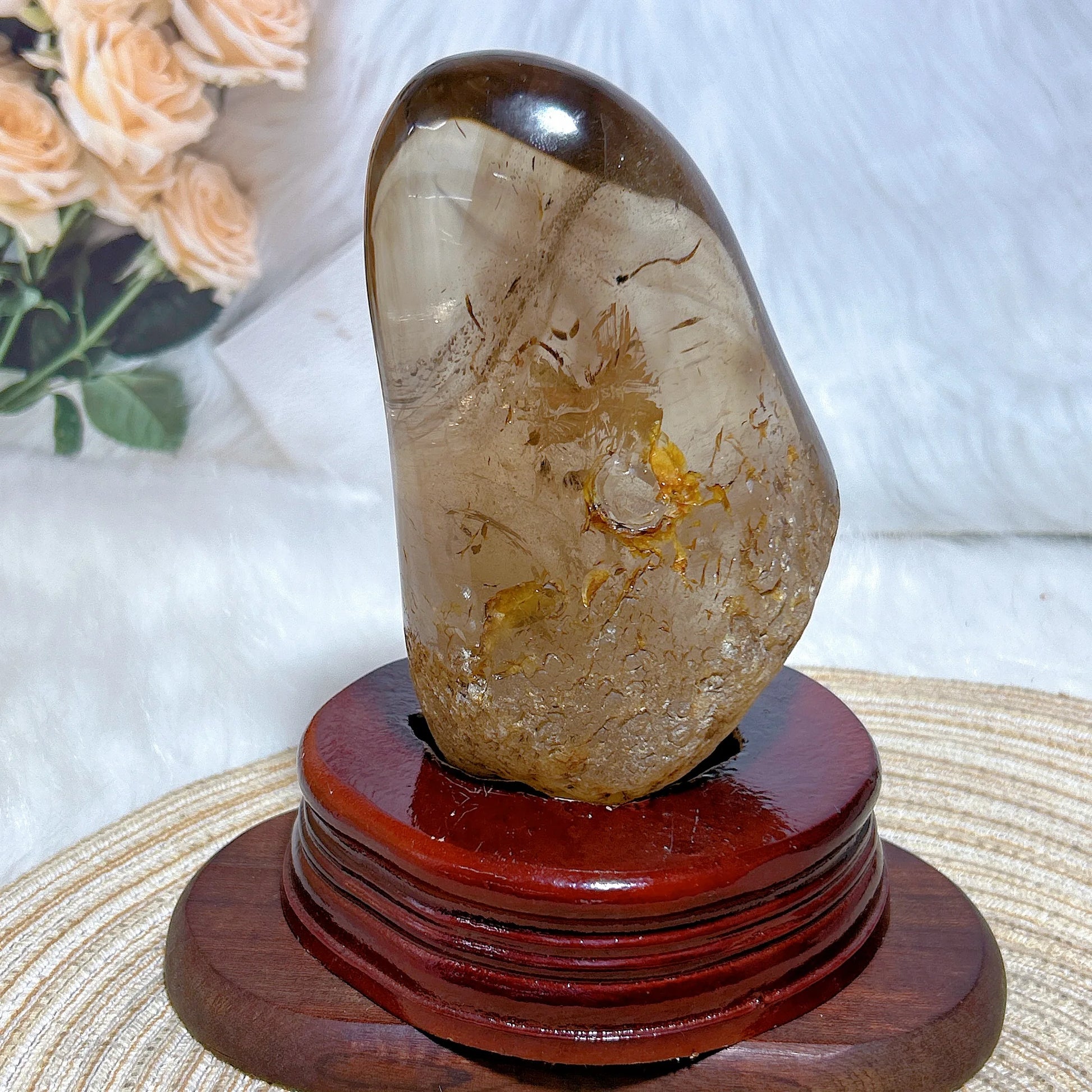 Smokey Rainbow Quartz Stone-ToShay.org