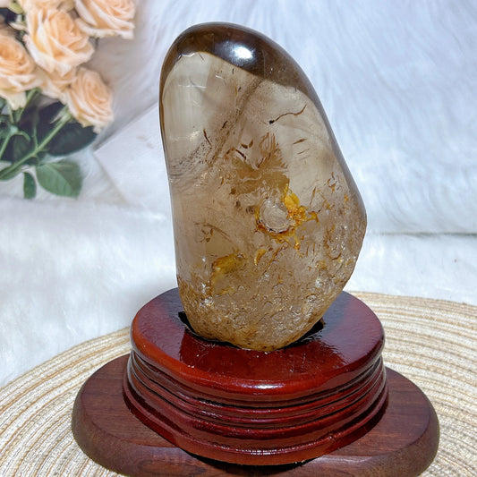 Smokey Rainbow Quartz Stone-ToShay.org