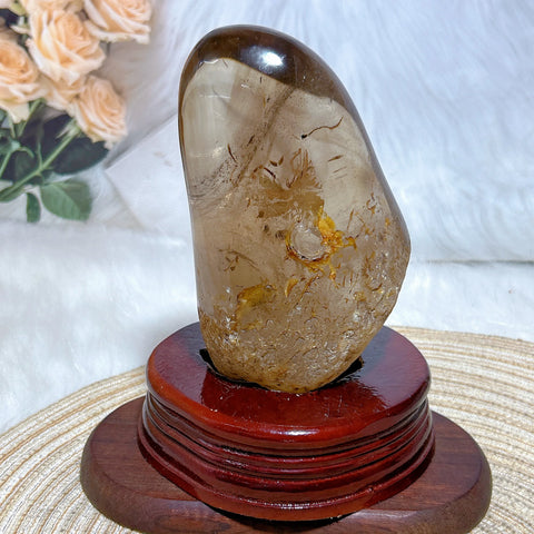 Smokey Rainbow Quartz Stone-ToShay.org