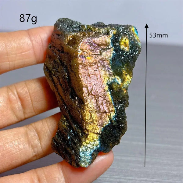 Blue Rainbow Labradorite Crystal-ToShay.org