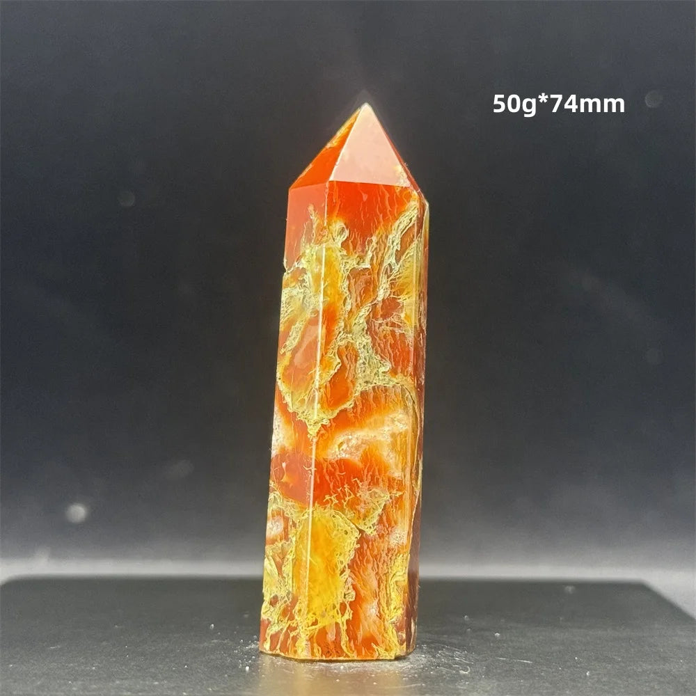 Red Moss Agate Point-ToShay.org