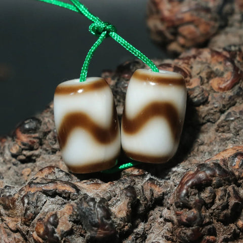 Tibetan Agate Dzi Bead-ToShay.org