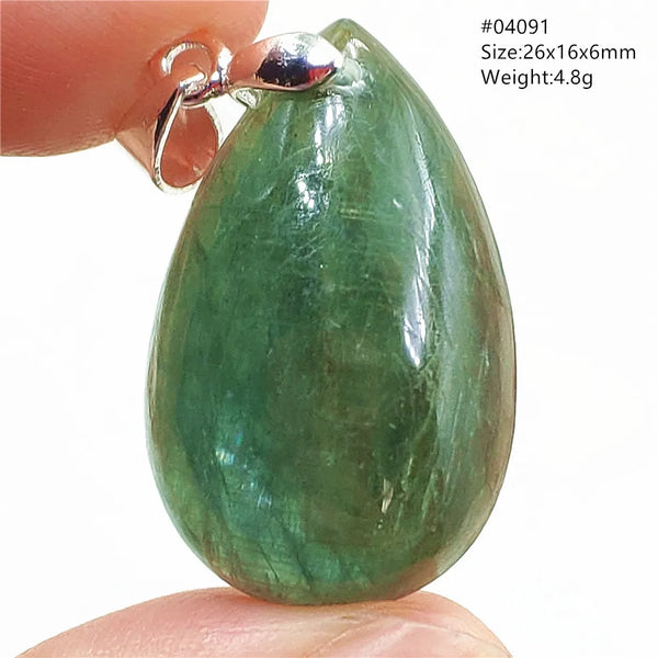 Green Kyanite Pendant-ToShay.org