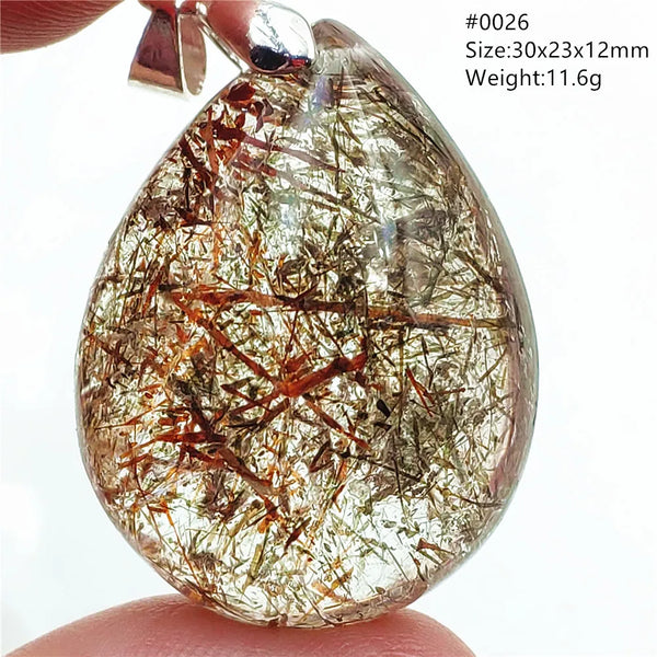 Green Black Rutilated Quartz-ToShay.org
