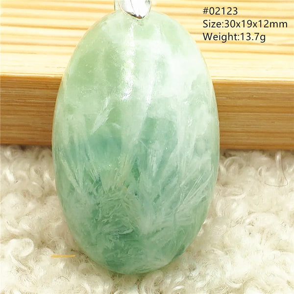Green Blue Fluorite Pendant-ToShay.org