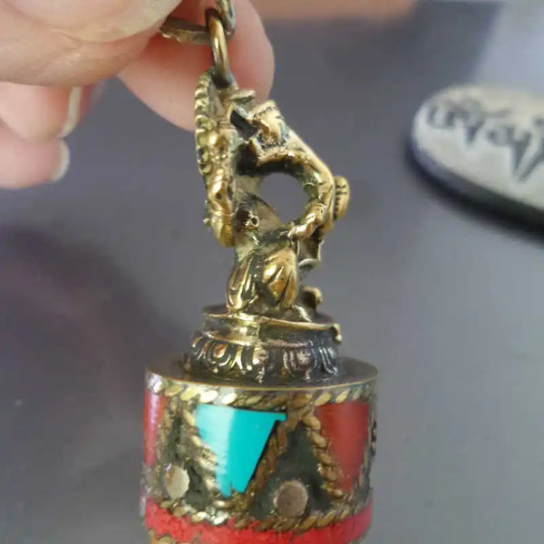 Brass Ganesh Amulet-ToShay.org